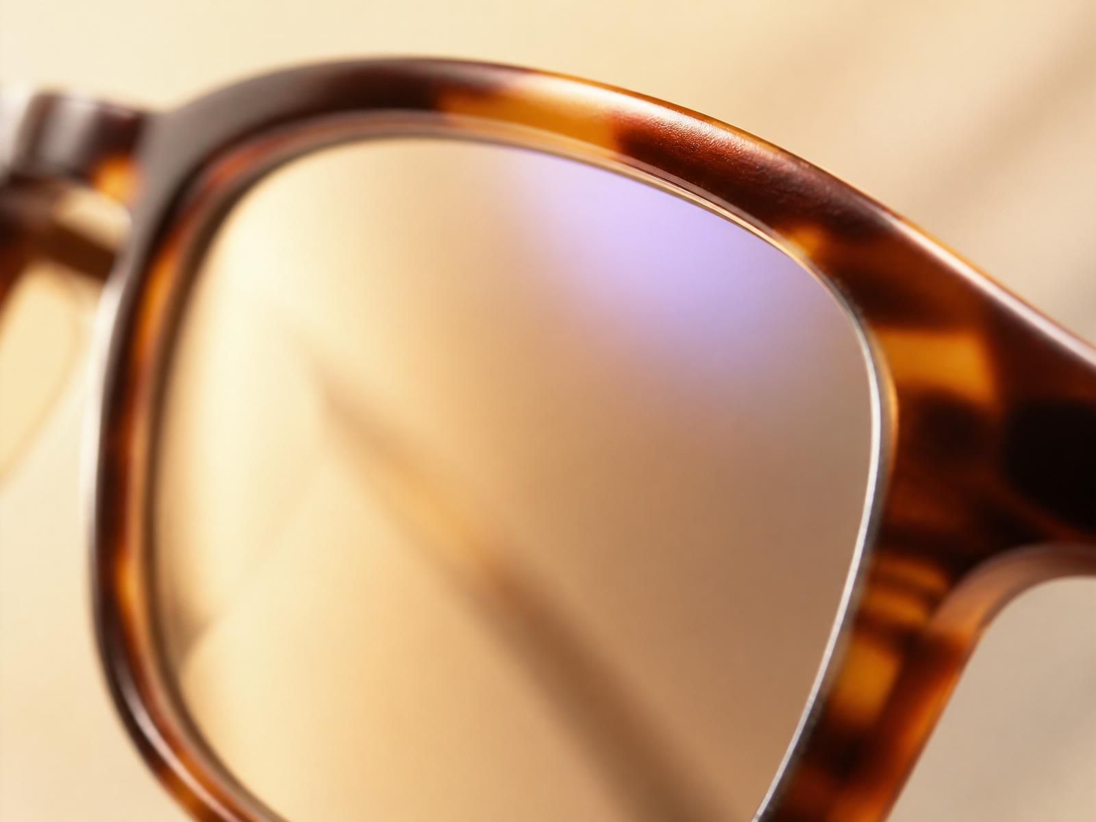 Kids & Teens — flexible cognac tortoise acetate with spring-flex hinge — lens macro